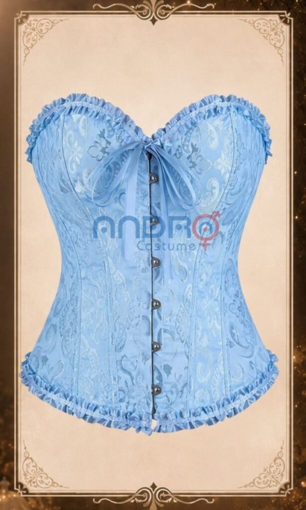 CORSET COLOR AZUL CLARO,
