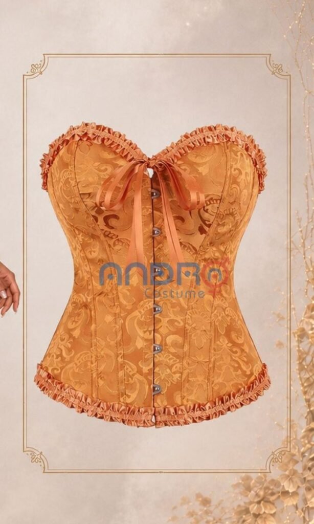 CORSET COLOR MOSTAZA, AMARILLO QUEMADO