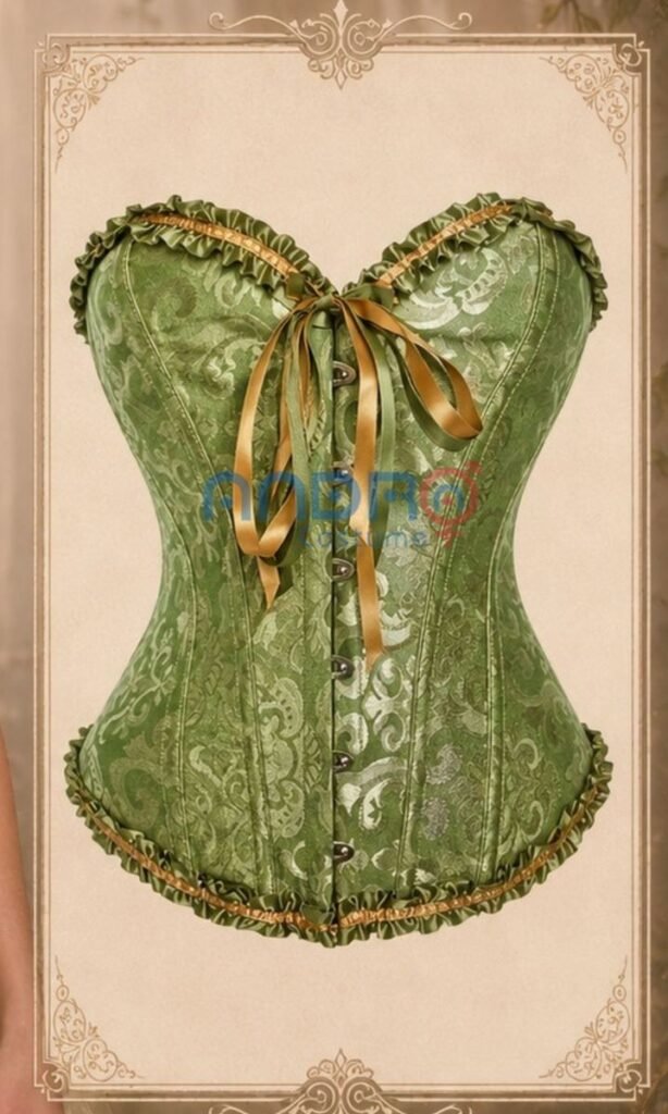 CORSET COLOR VERDE OLIVA, VERDE CLARO