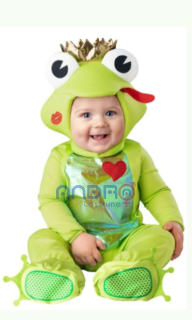 DISFRAZ AMERICANO BEBE SAPO, LA PRINCESA Y EL SAPO, PRINCIPE SAPO, ANIMALITOS