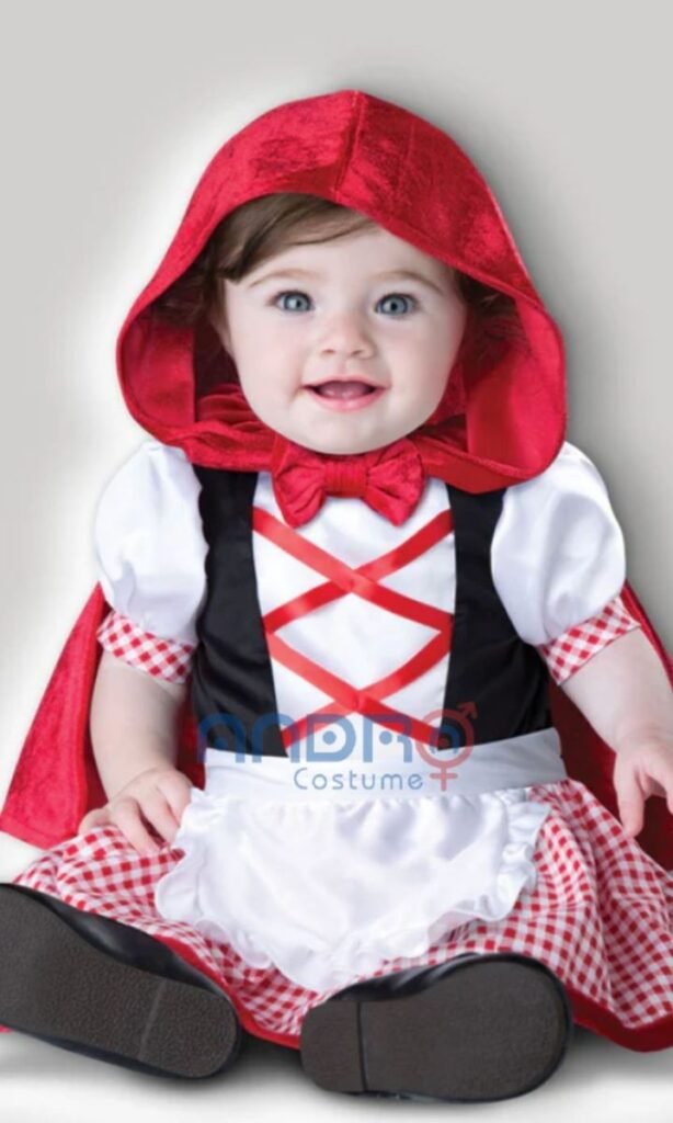 DISFRAZ AMERICANO CAPERUCITA ROJA BEBE (2