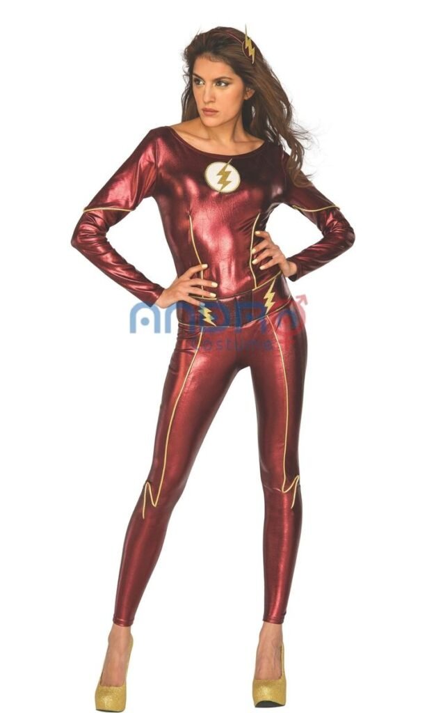 DISFRAZ AMERICANO CHICA FLASH