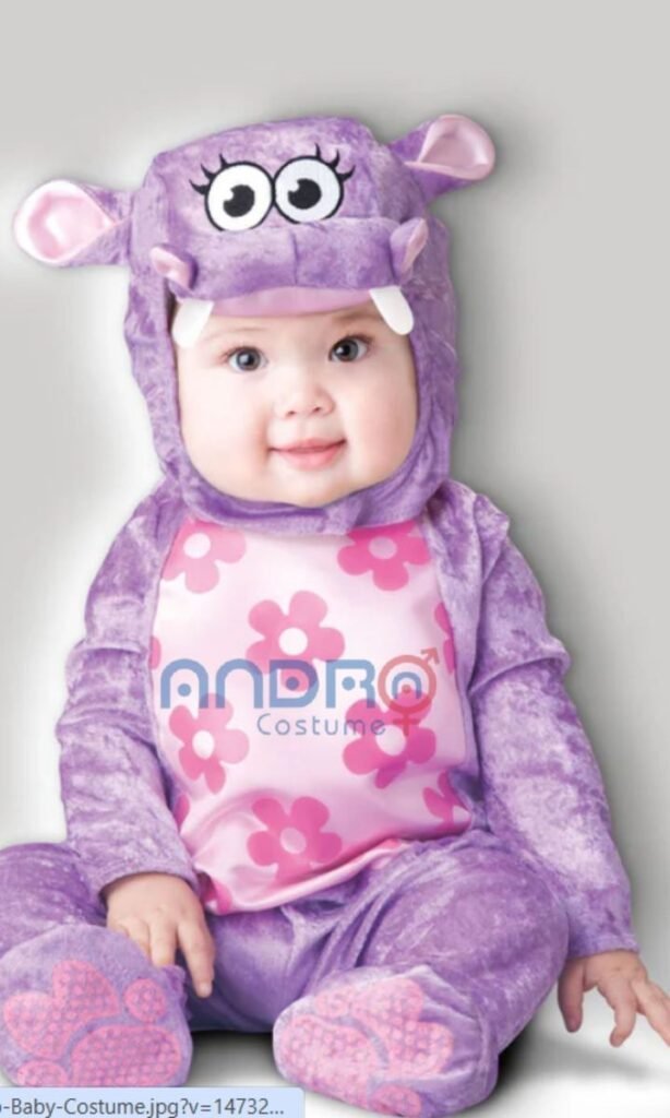 DISFRAZ AMERICANO HIPOPOTAMO BEBE ANIMALITOS