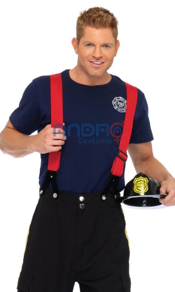 DISFRAZ AMERICANO HOMBRE BOMBERO