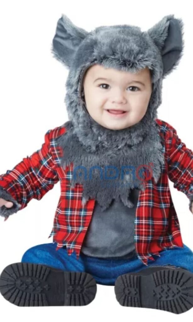 DISFRAZ AMERICANO HOMBRE LOBO BEBE ANIMALITO