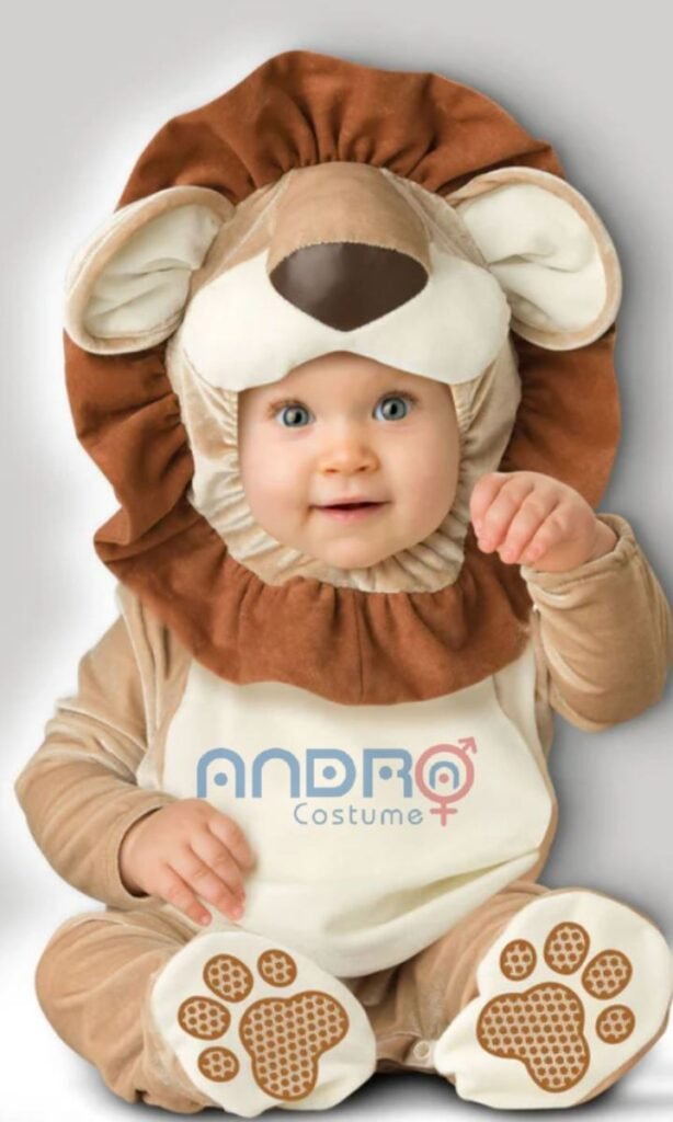 DISFRAZ AMERICANO LEON BEBE ANIMALITO