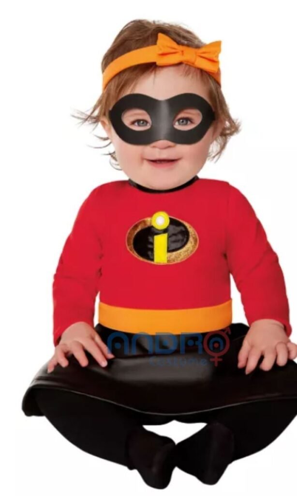 DISFRAZ AMERICANO LOS INCREIBLES BEBE NIÑA