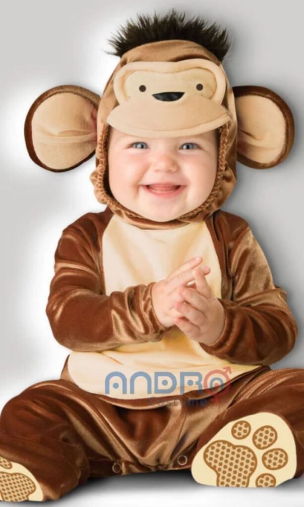 DISFRAZ AMERICANO MONO BEBE ANIMALITOS