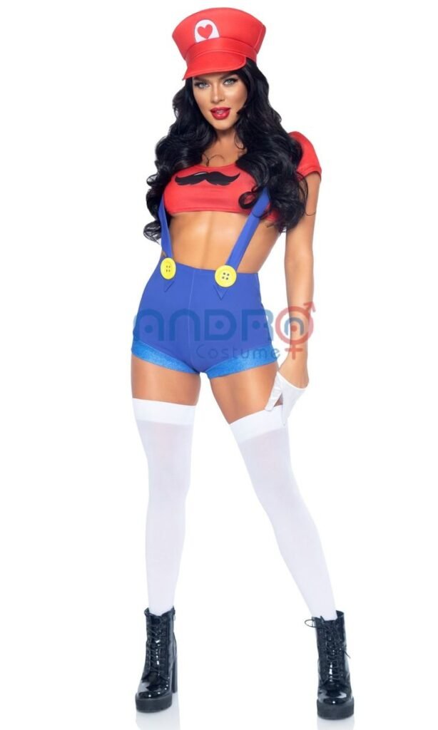 DISFRAZ AMERICANO MUJER MARIO BROSS SEXY