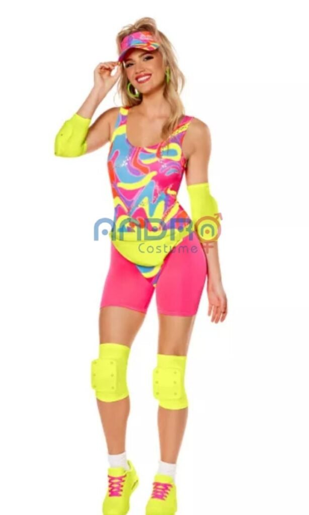 DISFRAZ AMERICANO MUJER BARBIE PATINADORA