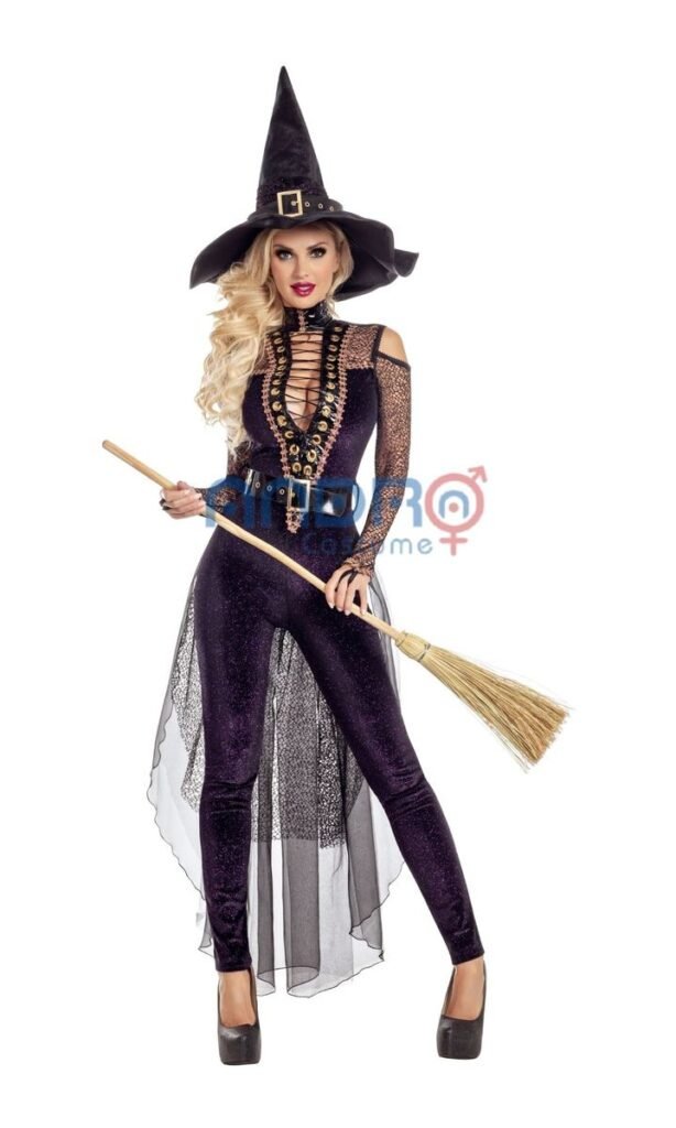 DISFRAZ AMERICANO MUJER BRUJA EN PANTALON