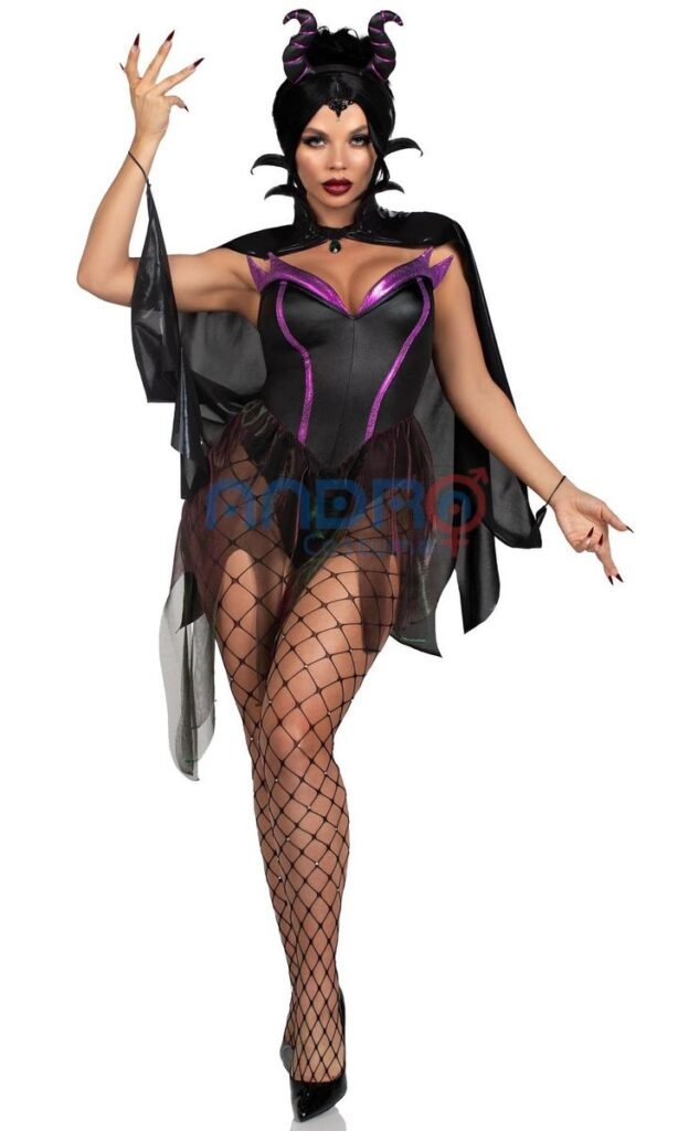 DISFRAZ AMERICANO MUJER MALEFICA BODY SEXY