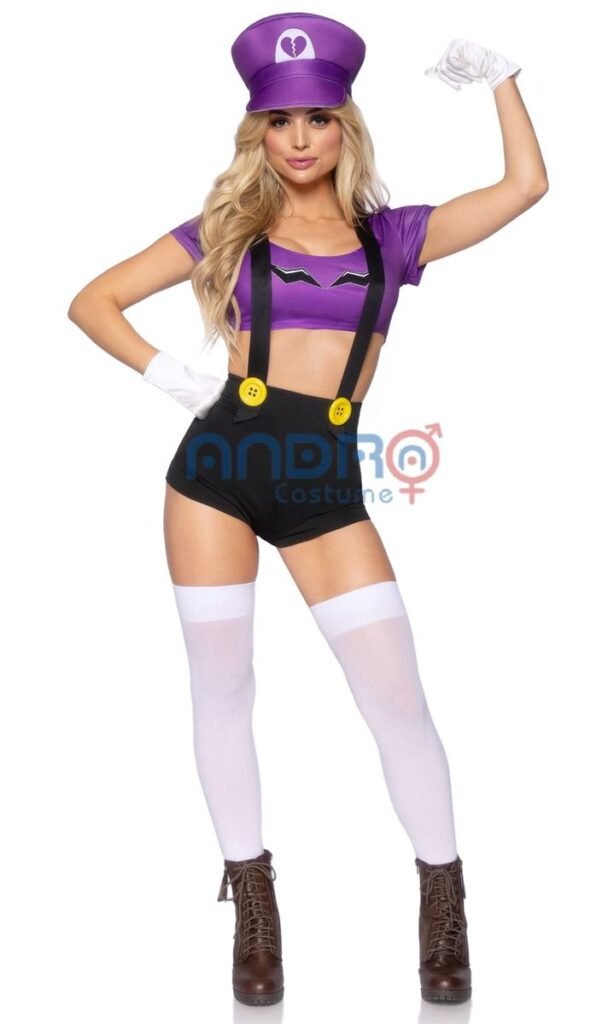 DISFRAZ AMERICANO MUJER MARIO BROSS