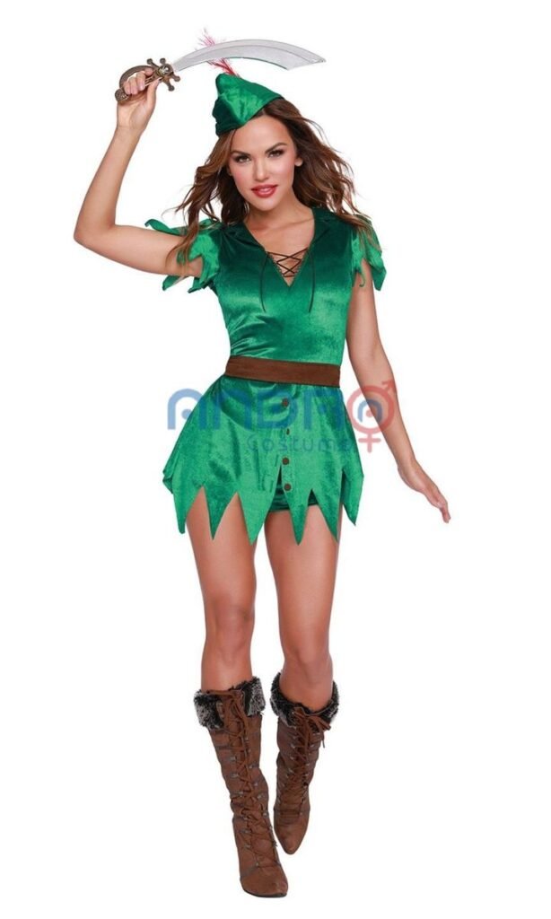DISFRAZ AMERICANO MUJER PETER PAN
