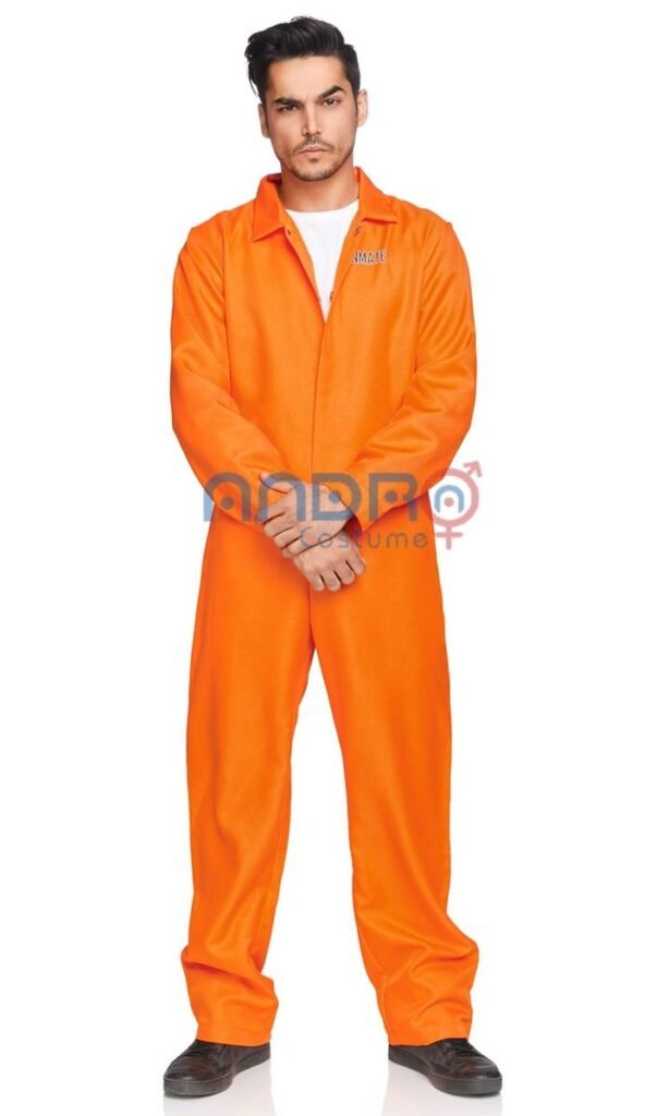 DISFRAZ AMERICANO MUJER PRICIONERO NARANJA