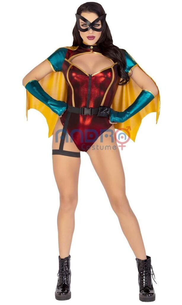 DISFRAZ AMERICANO MUJER ROBIN DE BATMAN