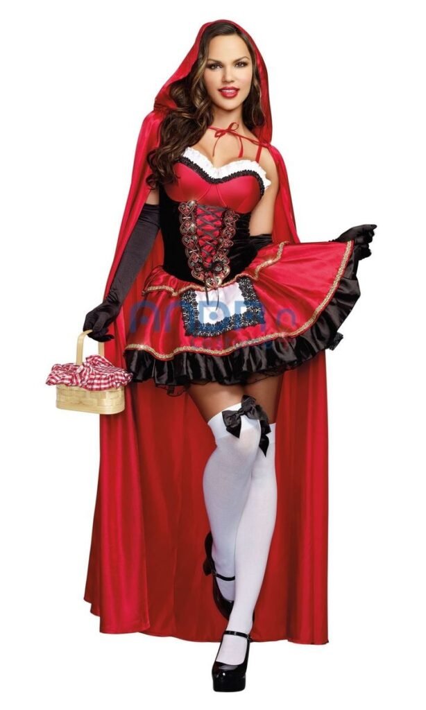 DISFRAZ AMERICANO MUJER SEXY CAPERUCITA ROJA