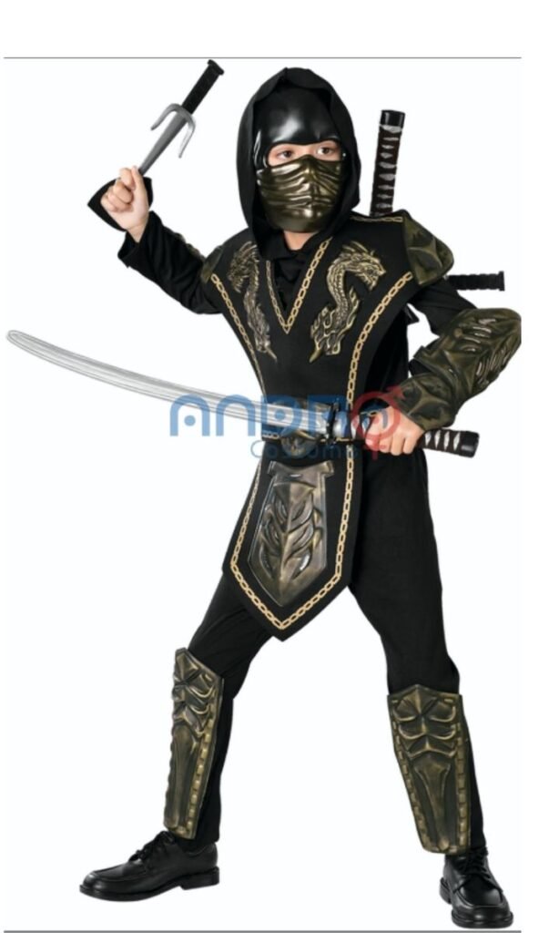DISFRAZ AMERICANO NINJA NEGRO
