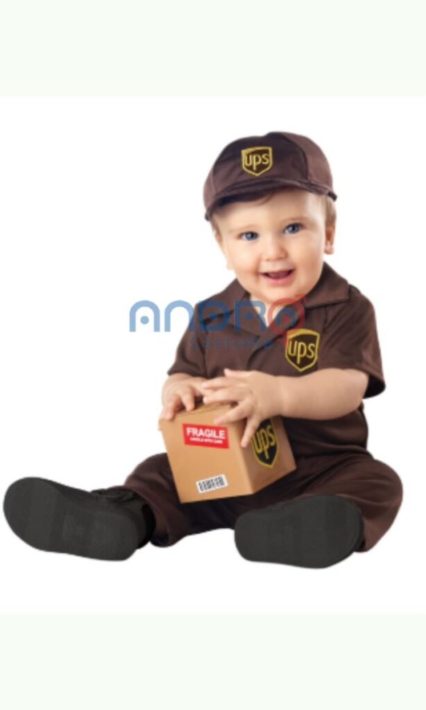 DISFRAZ AMERICANO NIÑO CARTERO BEBE