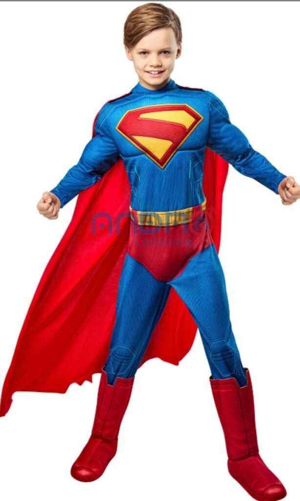 DISFRAZ AMERICANO NIÑO SUPER MAN