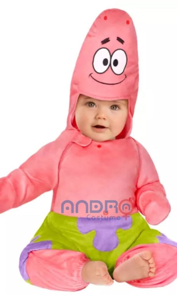 DISFRAZ AMERICANO PATRICIO BOB ESPONJA BEBE