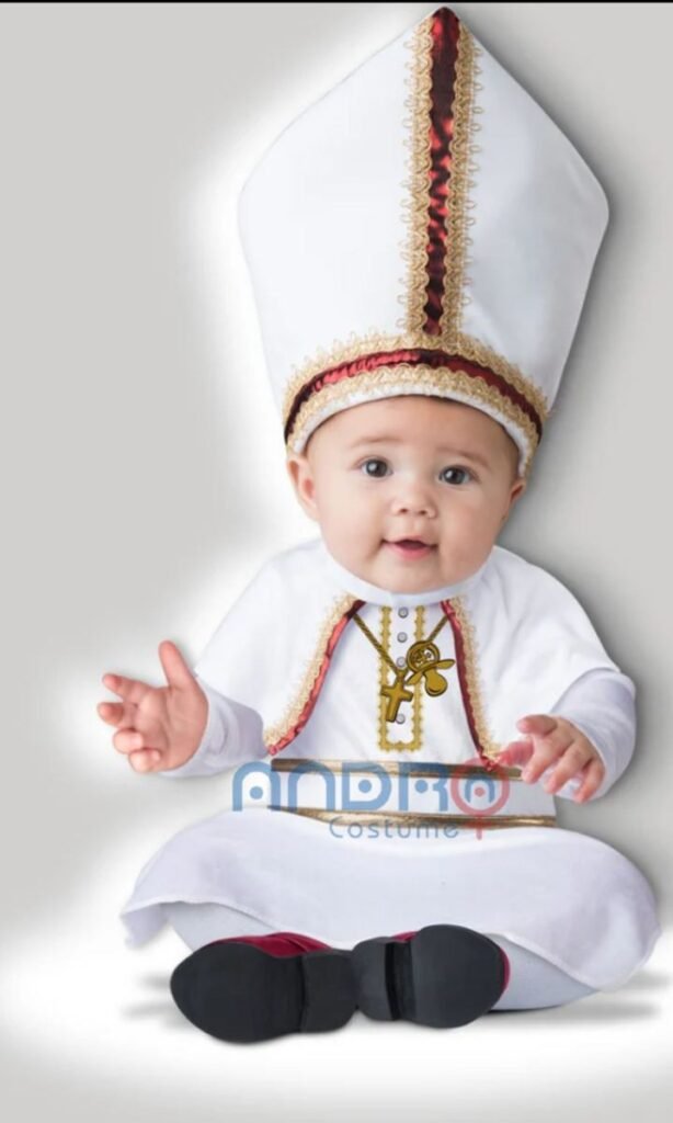 DISFRAZ AMERICANO SACERDOTE BEBE