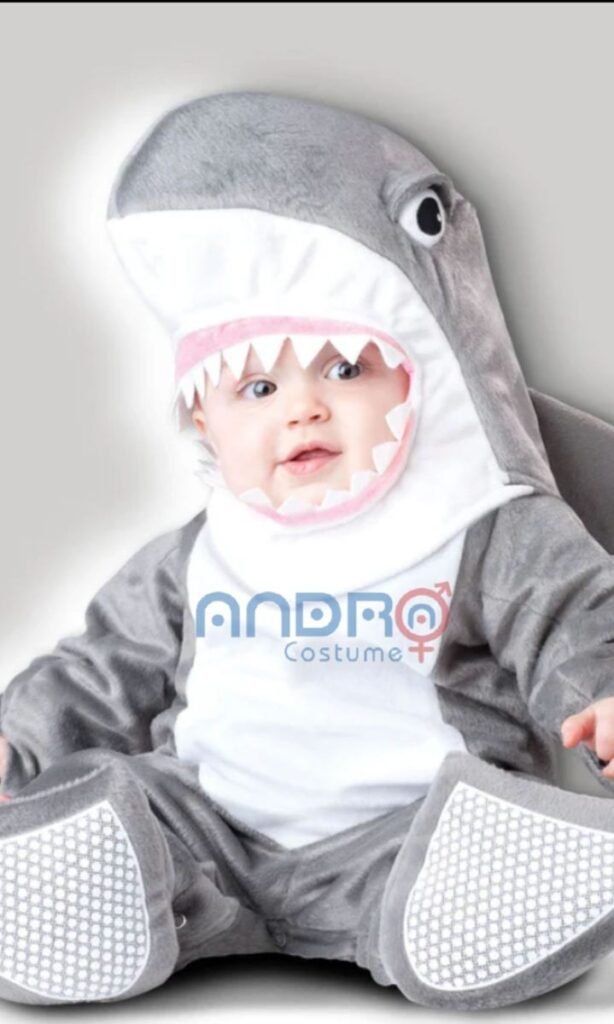 DISFRAZ AMERICANO TIBURON BEBE ANIMALITOS