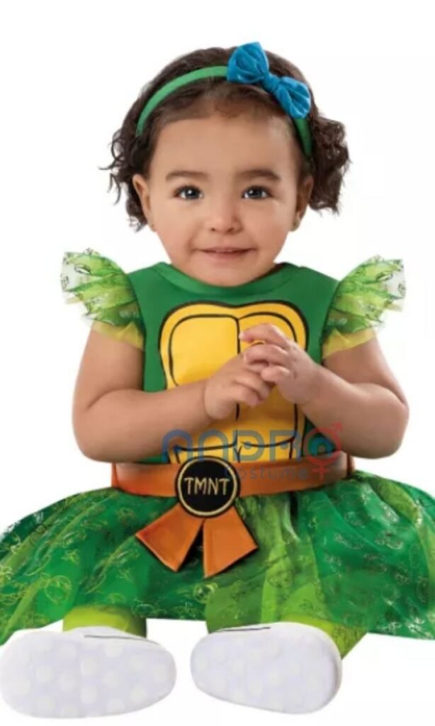 DISFRAZ AMERICANO TORTUGA NINJA BEBE NIÑA