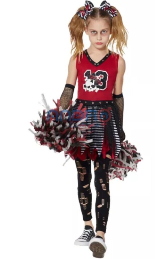 DISFRAZ AMERICANO ZOMBIE NIÑA