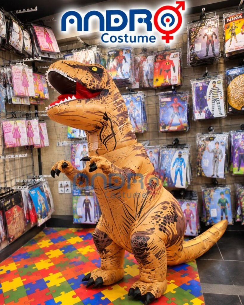 DISFRAZ DINOSAURIO ADULTO INFLABLE