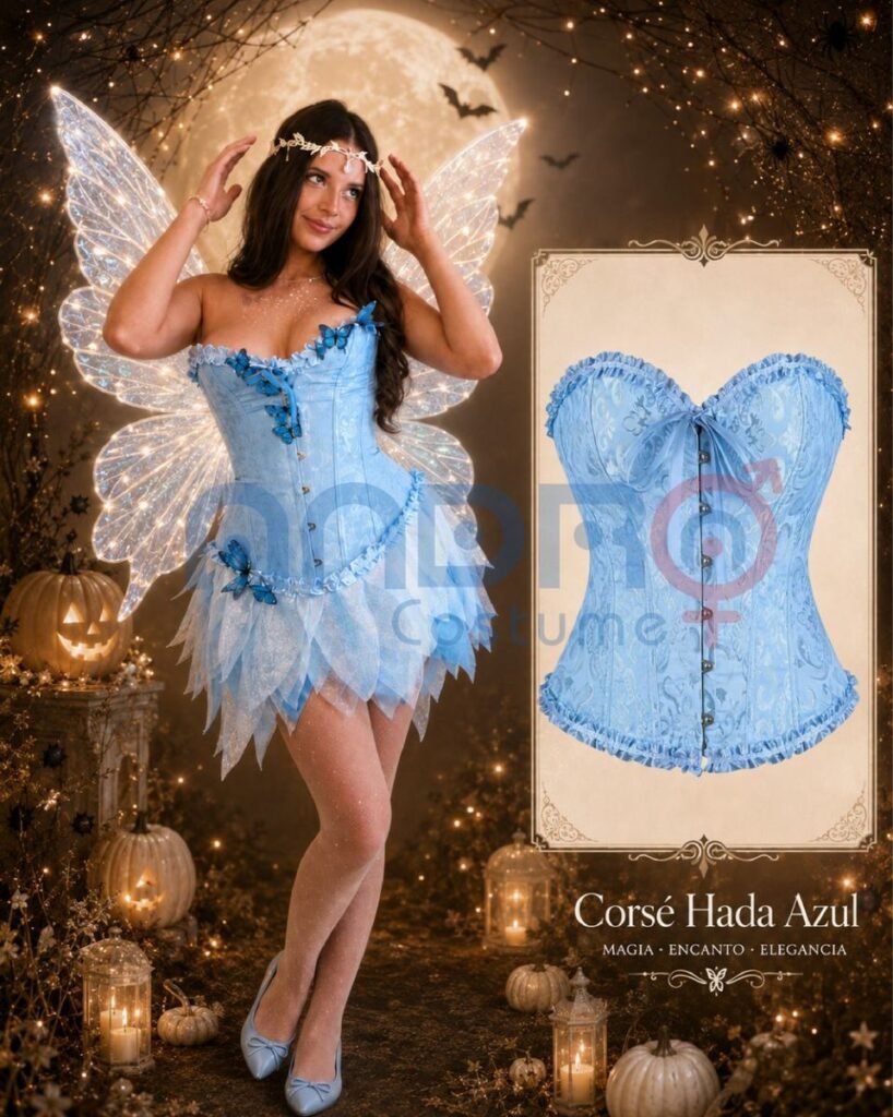 DISFRAZ HADA, CORSET EN COLORES VARIOS, ALAS DE HADA EN COLORES VARIOS, TUTUS COLORES VARIOS