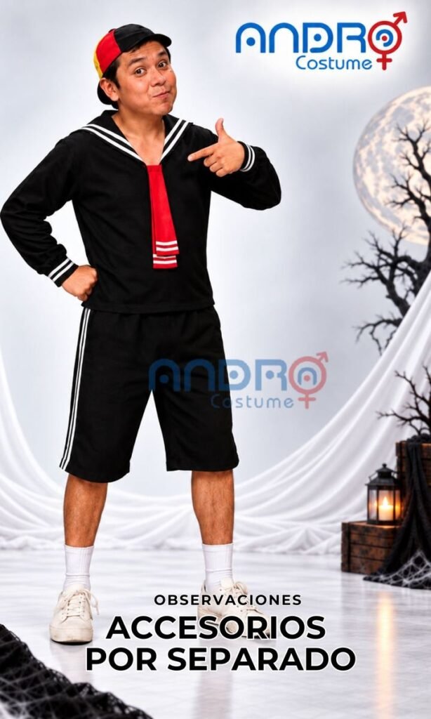 DISFRAZ NIÑO KIKO EL CHAVO DEL 8