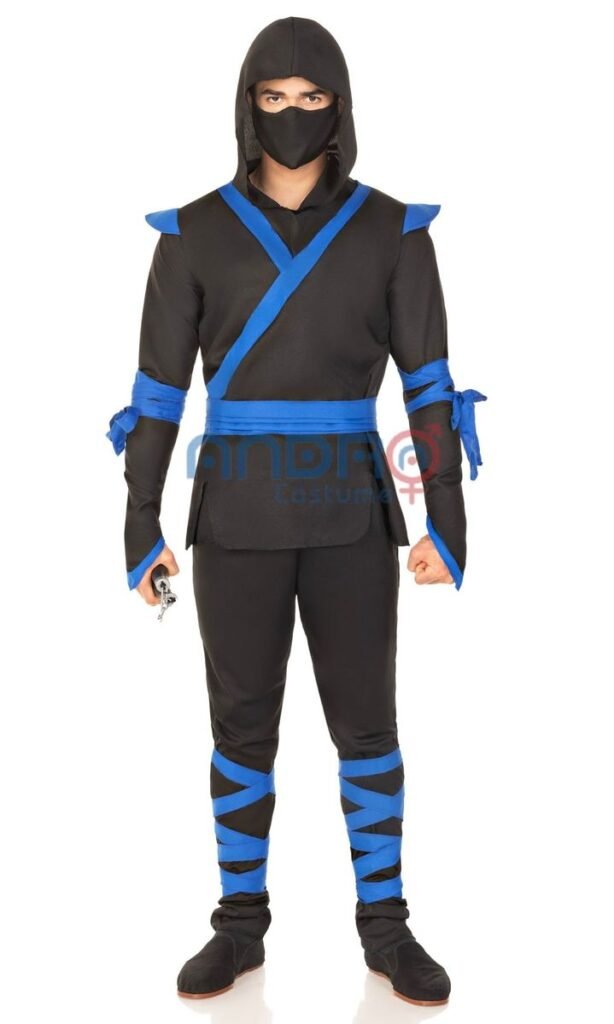 DISFRAZ HOMBRE NINJA AZUL