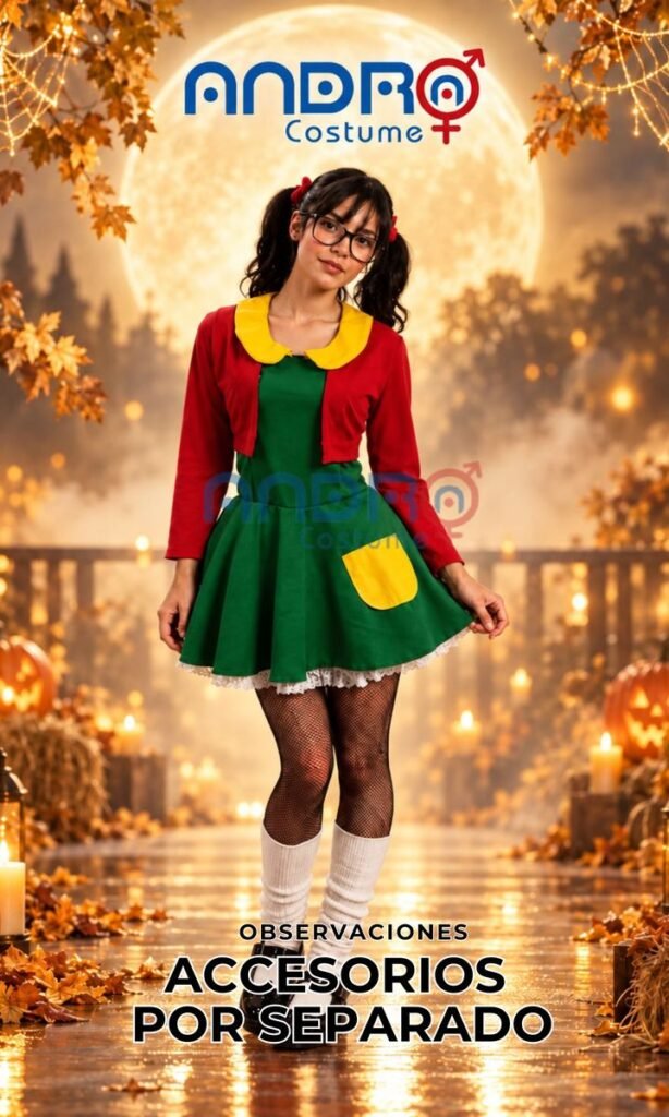 DISFRAZ MUJER LA CHILINDRINA, EL CHAVO DEL 8
