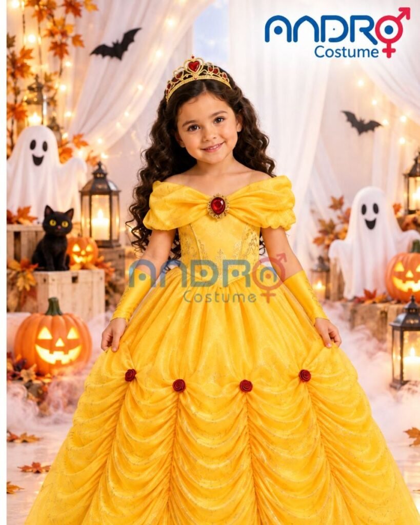 DISFRAZ NIÑA BELLA, LA BELLA Y LA BESTIA