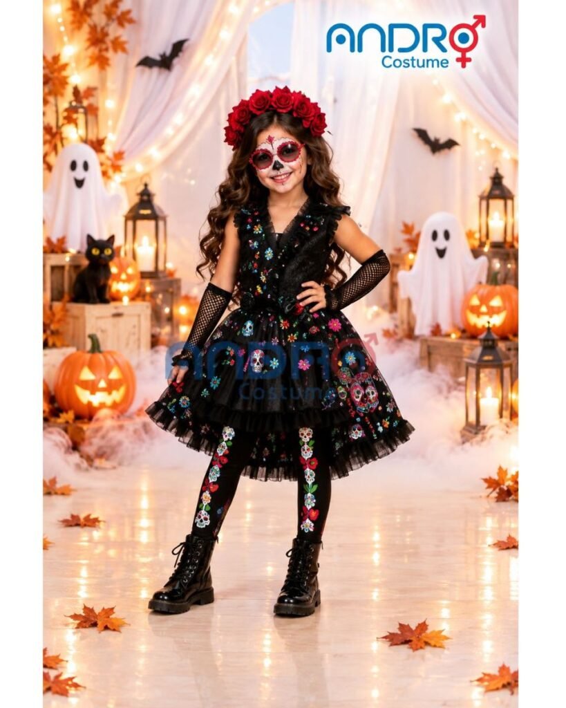 DISFRAZ NIÑA CATRINA