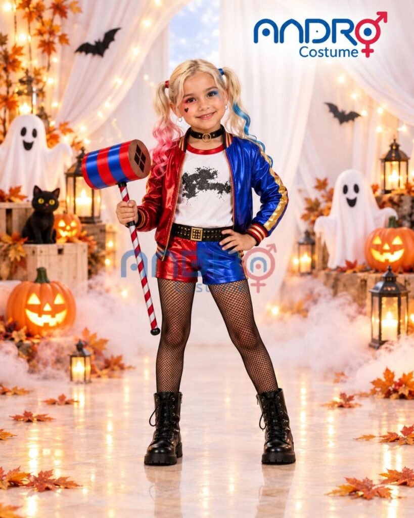 DISFRAZ NIÑA HARLEY QUINN