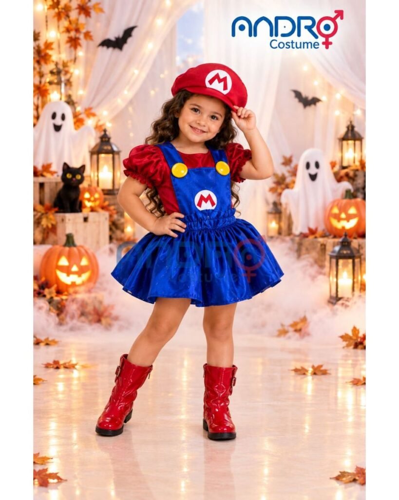 DISFRAZ NIÑA MARIO BROSS