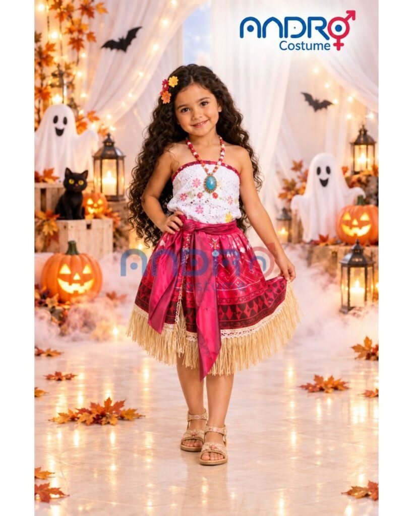 DISFRAZ NIÑA MOANA