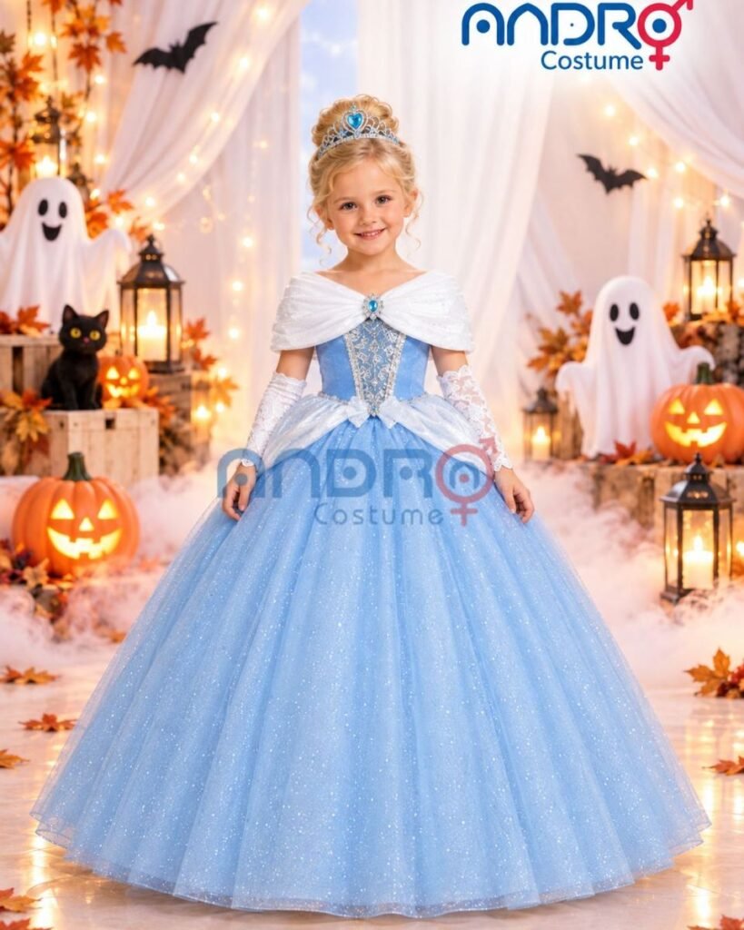 DISFRAZ NIÑA PRINCESA CENICIENTA