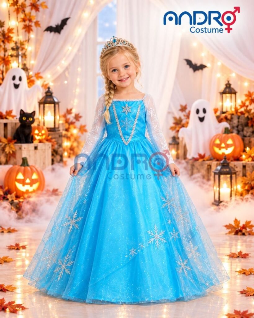 DISFRAZ NIÑA REINA ELSA FROZEN