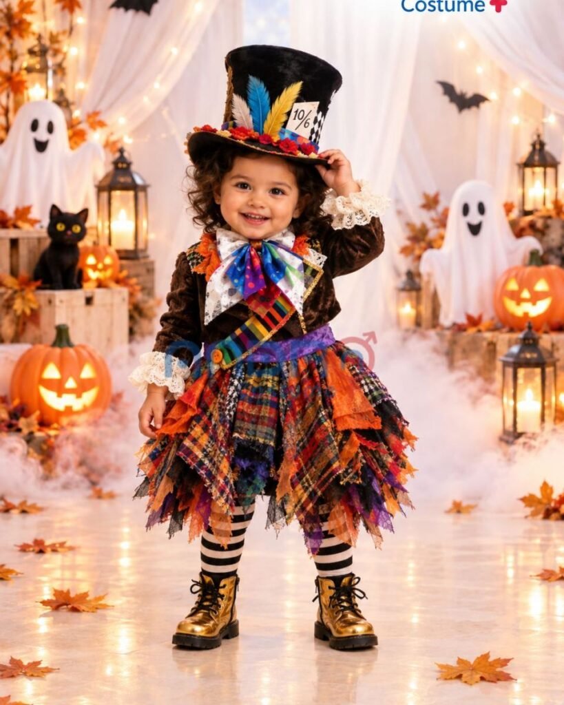 DISFRAZ NIÑA SOMBRERERO