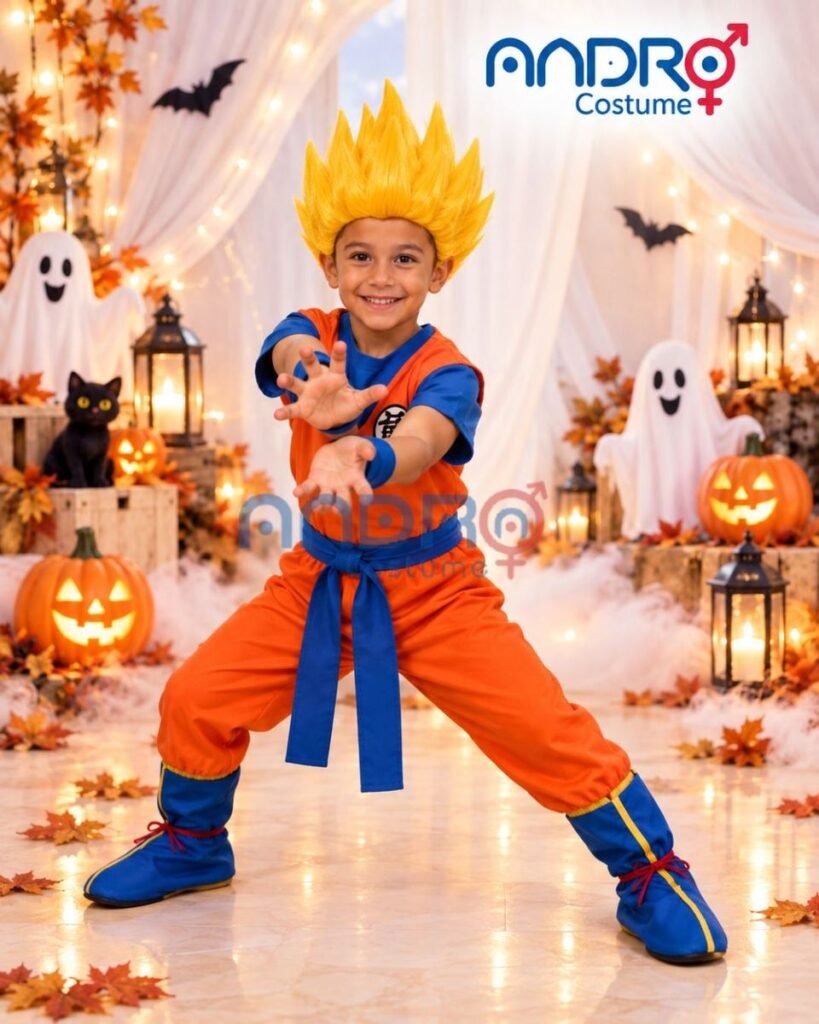 DISFRAZ NIÑO GOKU