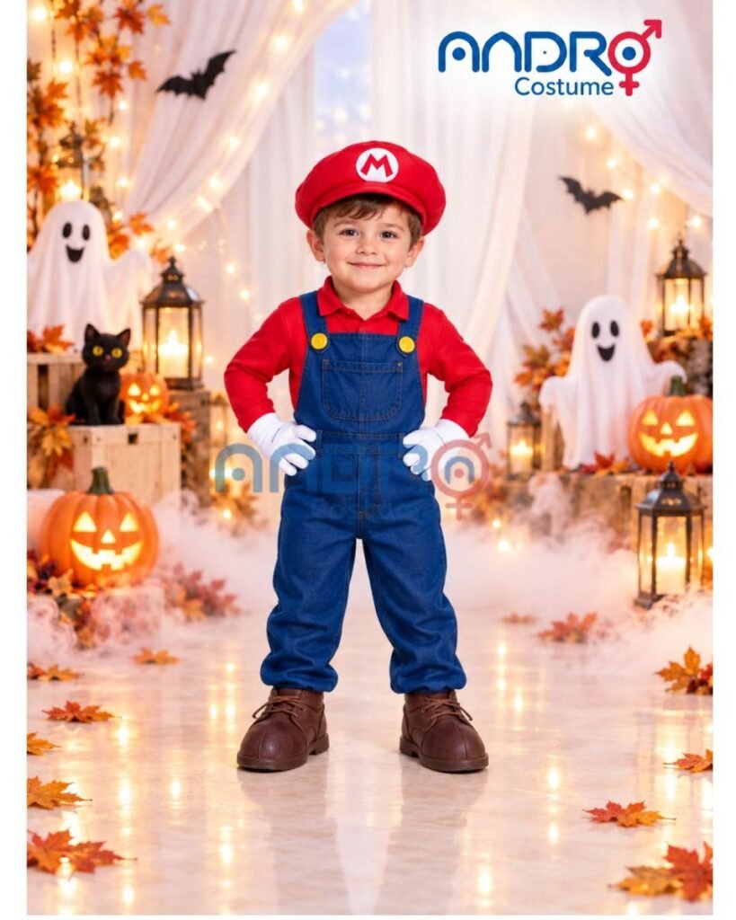 DISFRAZ NIÑO MARIO BROSS