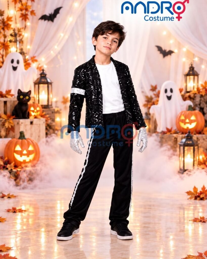 DISFRAZ NIÑO MICHAEL JACKSON NEGRO