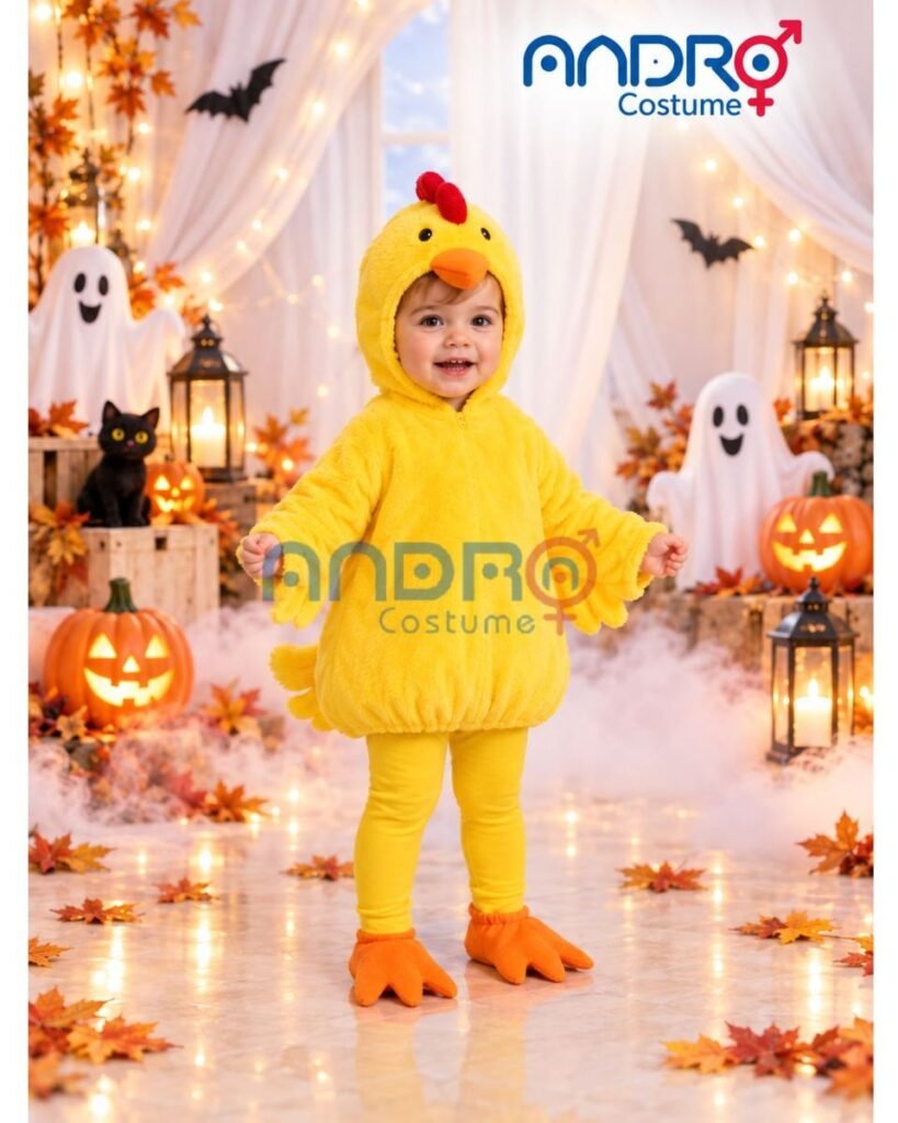 DISFRAZ NIÑO POLLO