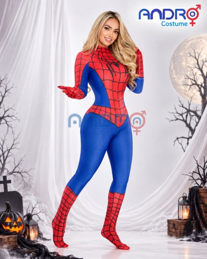 DISFRAZ SPIDERMAN MUJER CLASICO