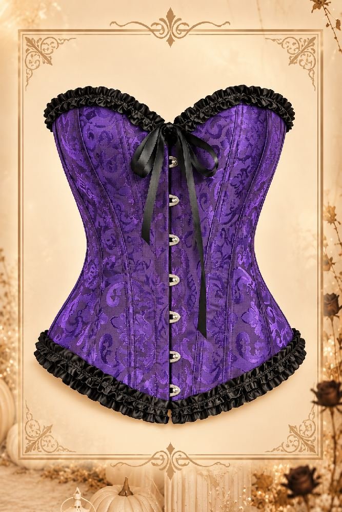 CORSET MORADO OSCURO