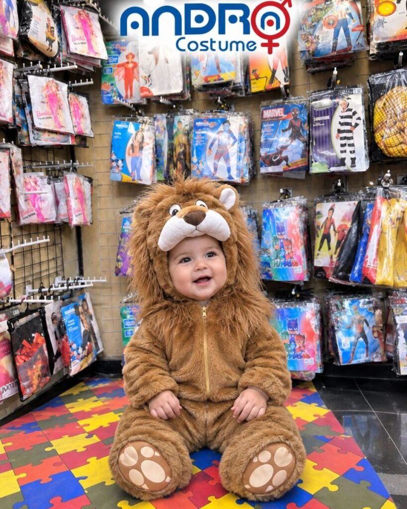 DISFRAZ BEBER ANIMALITO LEON TALLAS 0-6 MESES, 6-12 MESES, 12- 18 MESES, 18- 24 MESES