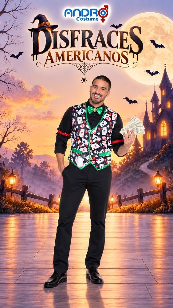 DISFRAZ HOMBRE CASINO- DISFRAZ AMERCANO